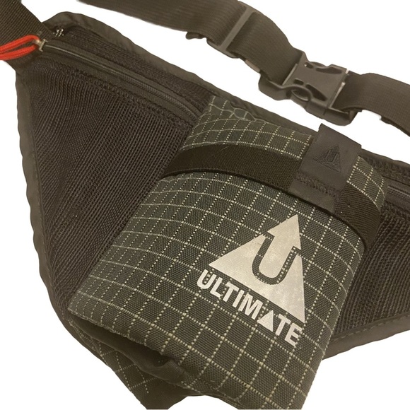 Ultimate Vintage Torso Trek Fanny Waist Pack Drink Holder Zip Pockets Reflective - Picture 4 of 7